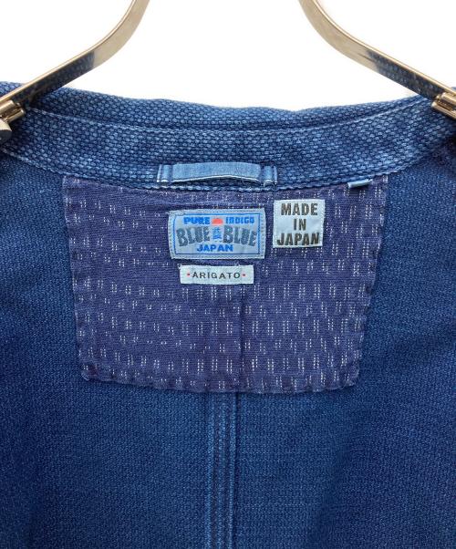 BLUE BLUE（ブルーブルー）BLUE BLUE (ブルーブルー) 刺し子カバーオール ブルー サイズ:5の古着・服飾アイテム