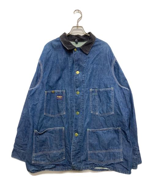 OSH KOSH（オシュコシュ）OSH KOSH (オシュコシュ) カバーオール インディゴ サイズ:実寸身幅64㎝×着丈76㎝の古着・服飾アイテム