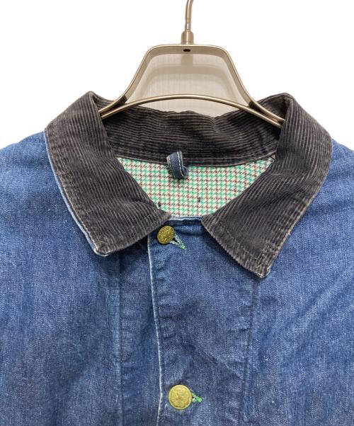 OSH KOSH（オシュコシュ）OSH KOSH (オシュコシュ) カバーオール インディゴ サイズ:実寸身幅64㎝×着丈76㎝の古着・服飾アイテム