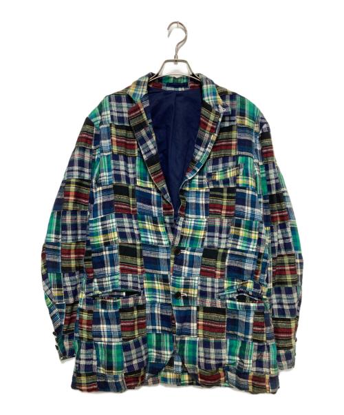 SHIPS（シップス）SHIPS (シップス) パッチワークテーラードジャケット マルチカラー サイズ:XLの古着・服飾アイテム
