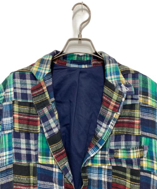 SHIPS（シップス）SHIPS (シップス) パッチワークテーラードジャケット マルチカラー サイズ:XLの古着・服飾アイテム
