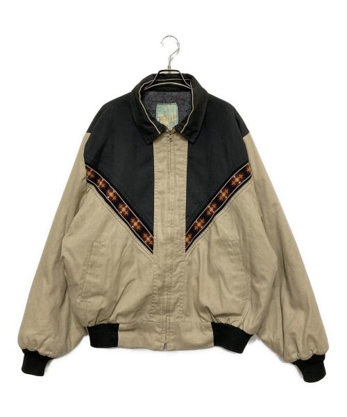 CANYON GUIDE（キャニオンガイド）CANYON GUIDE (キャニオンガイド) 裏ブランケットジャケット ベージュ サイズ:2XLの古着・服飾アイテム