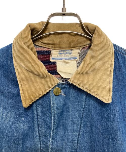 BIG SMITH（ビッグスミス）BIG SMITH (ビッグスミス) 裏ブランケットデニムカバーオール ブルー サイズ:46の古着・服飾アイテム