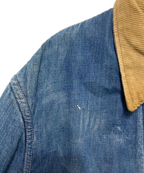 BIG SMITH（ビッグスミス）BIG SMITH (ビッグスミス) 裏ブランケットデニムカバーオール ブルー サイズ:46の古着・服飾アイテム