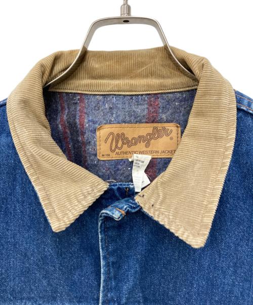 Wrangler（ラングラー）Wrangler (ラングラー) 裏ブランケットデニムジャケット ブルー サイズ:46の古着・服飾アイテム