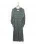 AMERI（アメリ）の古着「SHIRRING PLEATS DRESS」｜グリーン
