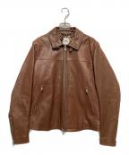 TAKEO KIKUCHIタケオキクチ）の古着「シープレザージャケット」｜ブラウン