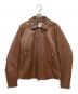 TAKEO KIKUCHI（タケオキクチ）の古着「シープレザージャケット」｜ブラウン