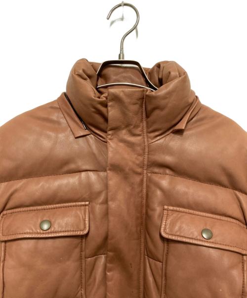 PS Paul Smith（ＰＳポールスミス）PS Paul Smith (ＰＳポールスミス) ダウンジャケット ブラウン サイズ:Lの古着・服飾アイテム