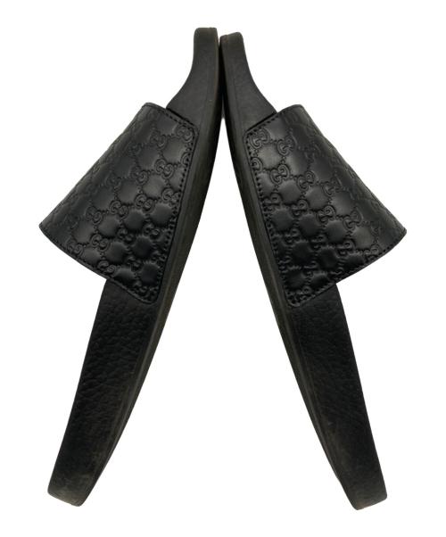 GUCCI（グッチ）GUCCI (グッチ) スライドサンダル ブラック サイズ:不明の古着・服飾アイテム