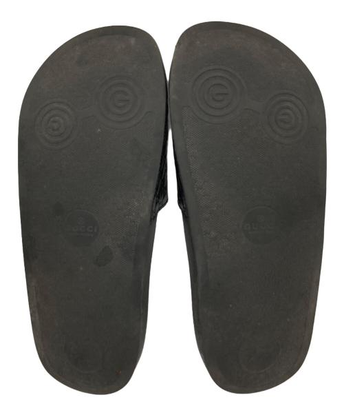 GUCCI（グッチ）GUCCI (グッチ) スライドサンダル ブラック サイズ:不明の古着・服飾アイテム