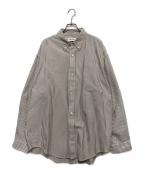Hed Maynerヘド メイナー）の古着「PAPER TOUCH OXFORD SHIRT」｜ブラウン