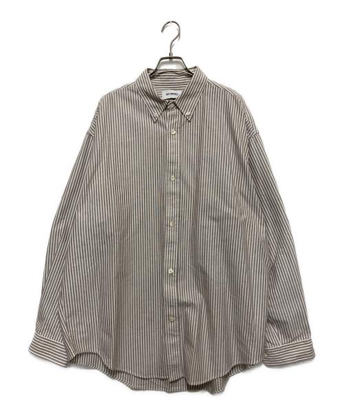 Hed Mayner（ヘド メイナー）Hed Mayner (ヘド メイナー) PAPER TOUCH OXFORD SHIRT ブラウン サイズ:Sの古着・服飾アイテム