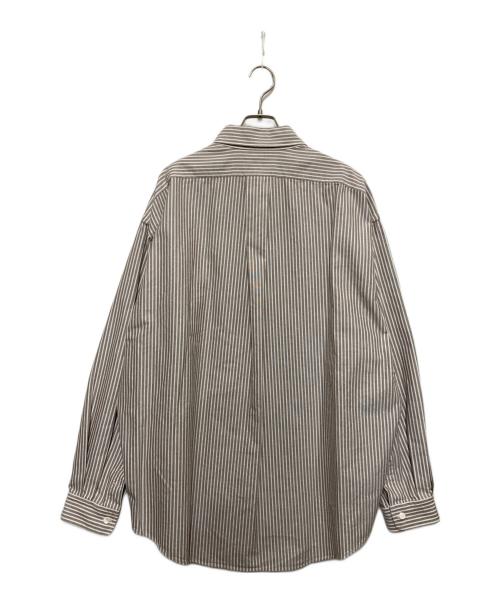 Hed Mayner（ヘド メイナー）Hed Mayner (ヘド メイナー) PAPER TOUCH OXFORD SHIRT ブラウン サイズ:Sの古着・服飾アイテム