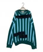 NAMACHEKOナマチェコ）の古着「LOOYO CREW NECK」｜グリーン