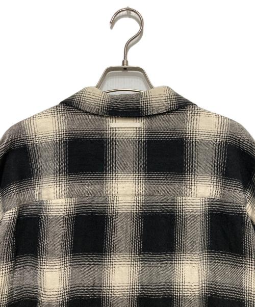 Kinema（キネマ）kinema (キネマ) 22AW  check pajamas shirt ホワイト×ブラック サイズ:Mの古着・服飾アイテム