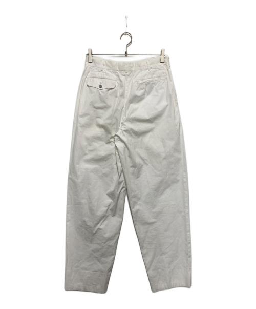 COMME des GARCONS（コムデギャルソン）COMME des GARCONS (コムデギャルソン) タックパンツ ホワイト サイズ:Mの古着・服飾アイテム