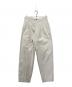 COMME des GARCONS（コムデギャルソン）の古着「タックパンツ」｜ホワイト