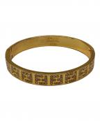 FENDIフェンディ）の古着「FFロゴ フォーエバー ブレスレット」｜ゴールド