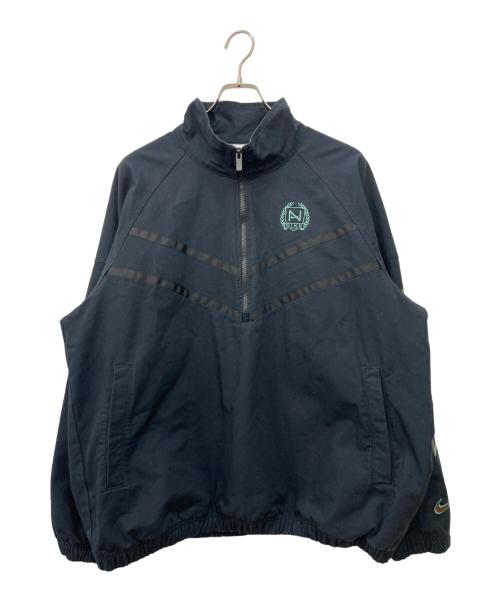 NIKE（ナイキ）NIKE (ナイキ) ハーフジップジャケット ブラック サイズ:Lの古着・服飾アイテム