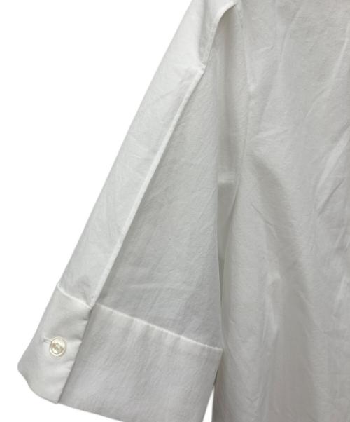 icB（アイシービー）icB (アイシービー) ヴィンテージスパンブロード バンドカラーシャツ ホワイト サイズ:2（7）の古着・服飾アイテム