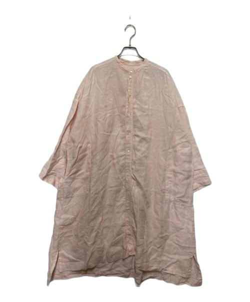 nest Robe（ネストローブ）nest Robe (ネストローブ) 天然染めカフタンワンピース ピンク サイズ:FREEの古着・服飾アイテム