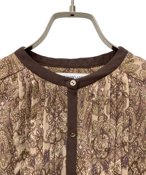 Sonny Label（サニーレーベル）Sonny Label (サニーレーベル) ダマスクプリントワンピース ブラウン サイズ:FREEの古着・服飾アイテム