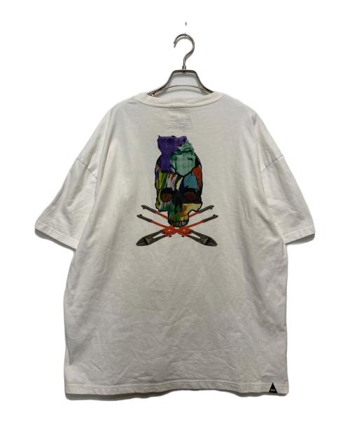 Denham（デンハム）Denham (デンハム) プリントTシャツ ホワイト サイズ:XLの古着・服飾アイテム