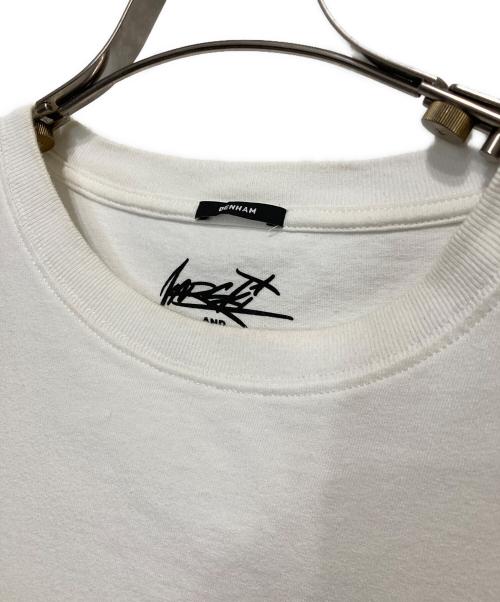 Denham（デンハム）Denham (デンハム) プリントTシャツ ホワイト サイズ:XLの古着・服飾アイテム