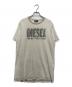 DIESEL（ディーゼル）の古着「ロゴTシャツ」｜グレー