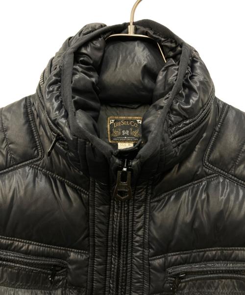 DIESEL（ディーゼル）DIESEL (ディーゼル) ダウンジャケット ブラック サイズ:Mの古着・服飾アイテム