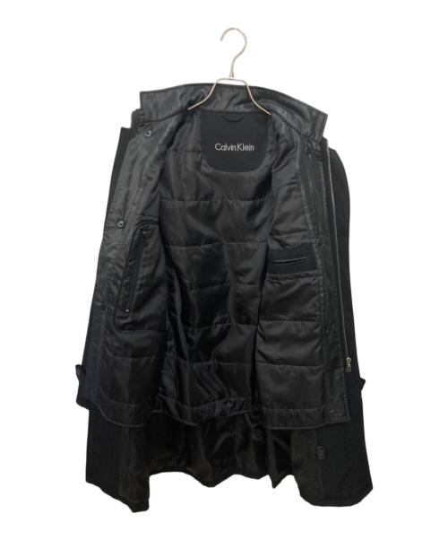Calvin Klein（カルバンクライン）Calvin Klein (カルバンクライン) ステンカラーコート ブラック サイズ:SIZE 36の古着・服飾アイテム