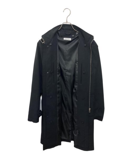 Calvin Klein（カルバンクライン）Calvin Klein (カルバンクライン) ステンカラーコート ブラック サイズ:SIZE 36の古着・服飾アイテム
