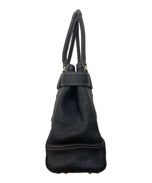 COACH（コーチ）COACH (コーチ) レザートートバッグ ブラックの古着・服飾アイテム