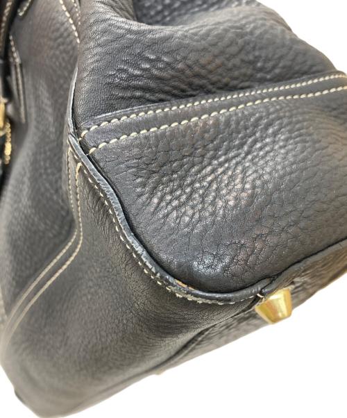 COACH（コーチ）COACH (コーチ) レザートートバッグ ブラックの古着・服飾アイテム