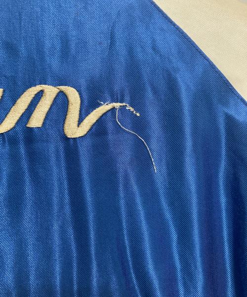 東洋エンタープライズ（トウヨウエンタープライズ）東洋エンタープライズ (トウヨウエンタープライズ) ROARING TIGER×EAGLE DRAGON スカジャン ブルー×ブラック サイズ:不明の古着・服飾アイテム