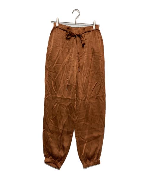 Ron Herman（ロンハーマン）Ron Herman (ロンハーマン) サテンイージーパンツ ブラウン サイズ:Sの古着・服飾アイテム