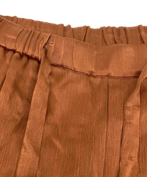 Ron Herman（ロンハーマン）Ron Herman (ロンハーマン) サテンイージーパンツ ブラウン サイズ:Sの古着・服飾アイテム