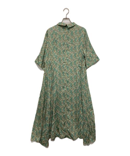 L'EQUIPE（レキップ）L'EQUIPE (レキップ) 半袖ワンピース グリーン サイズ:Mの古着・服飾アイテム