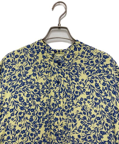 L'EQUIPE（レキップ）L'EQUIPE (レキップ) ボタニカルプリントワンピース イエロー サイズ:Mの古着・服飾アイテム