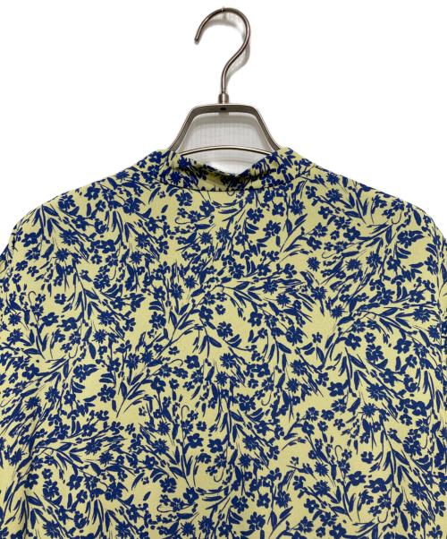 L'EQUIPE（レキップ）L'EQUIPE (レキップ) ボタニカルプリントワンピース イエロー サイズ:Mの古着・服飾アイテム