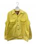 COOPER’S（クーパーズ）の古着「50’s開襟コーデュロイシャツ」｜イエロー