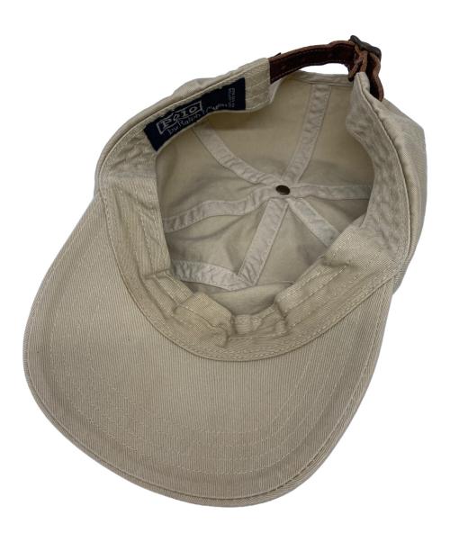 POLO RALPH LAUREN（ポロ・ラルフローレン）POLO RALPH LAUREN (ポロ・ラルフローレン) 90’sトラッカーキャップ ベージュの古着・服飾アイテム