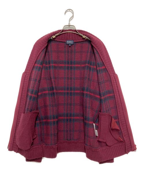 PEARLY GATES（パーリーゲイツ）PEARLY GATES (パーリーゲイツ) ニットジャケット レッド サイズ:SIZE 5の古着・服飾アイテム