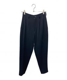 Y's（ワイズ）の古着「タックパンツ」｜ブラック