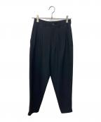 Y'sワイズ）の古着「タックパンツ」｜ブラック