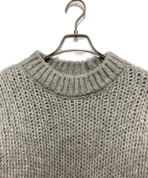 GRACE CONTINENTAL（グレースコンチネンタル）GRACE CONTINENTAL (（グレースコンチネンタル) アルパカ混ニット グレー サイズ:SIZE 36の古着・服飾アイテム