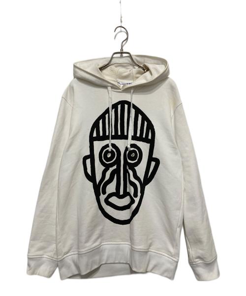 COMME des GARCONS SHIRT（コムデギャルソンシャツ）COMME des GARCONS SHIRT (コムデギャルソンシャツ) プルオーバーパーカー ホワイト サイズ:Lの古着・服飾アイテム