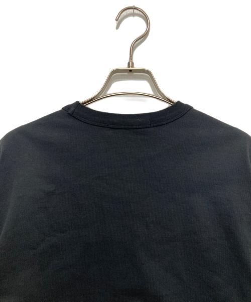 STONE ISLAND（ストーンアイランド）STONE ISLAND (ストーンアイランド) ヘビーウェイトコットンクルーネック ブラック サイズ:Mの古着・服飾アイテム