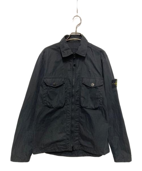 STONE ISLAND（ストーンアイランド）STONE ISLAND (ストーンアイランド) OVERSHIRT ブラック サイズ:Sの古着・服飾アイテム